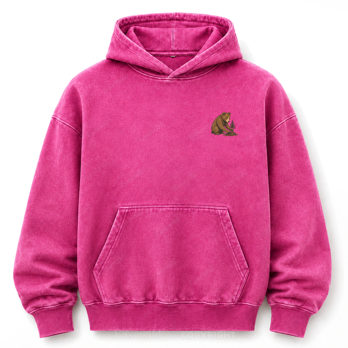 Leave It Better – Vintage Bear & Mountain Washed Graphic Hoodie