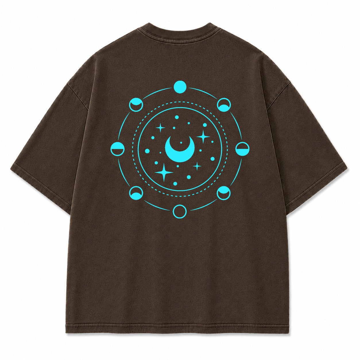 Lunar Phase Celestial Moon Graphic T-Shirt