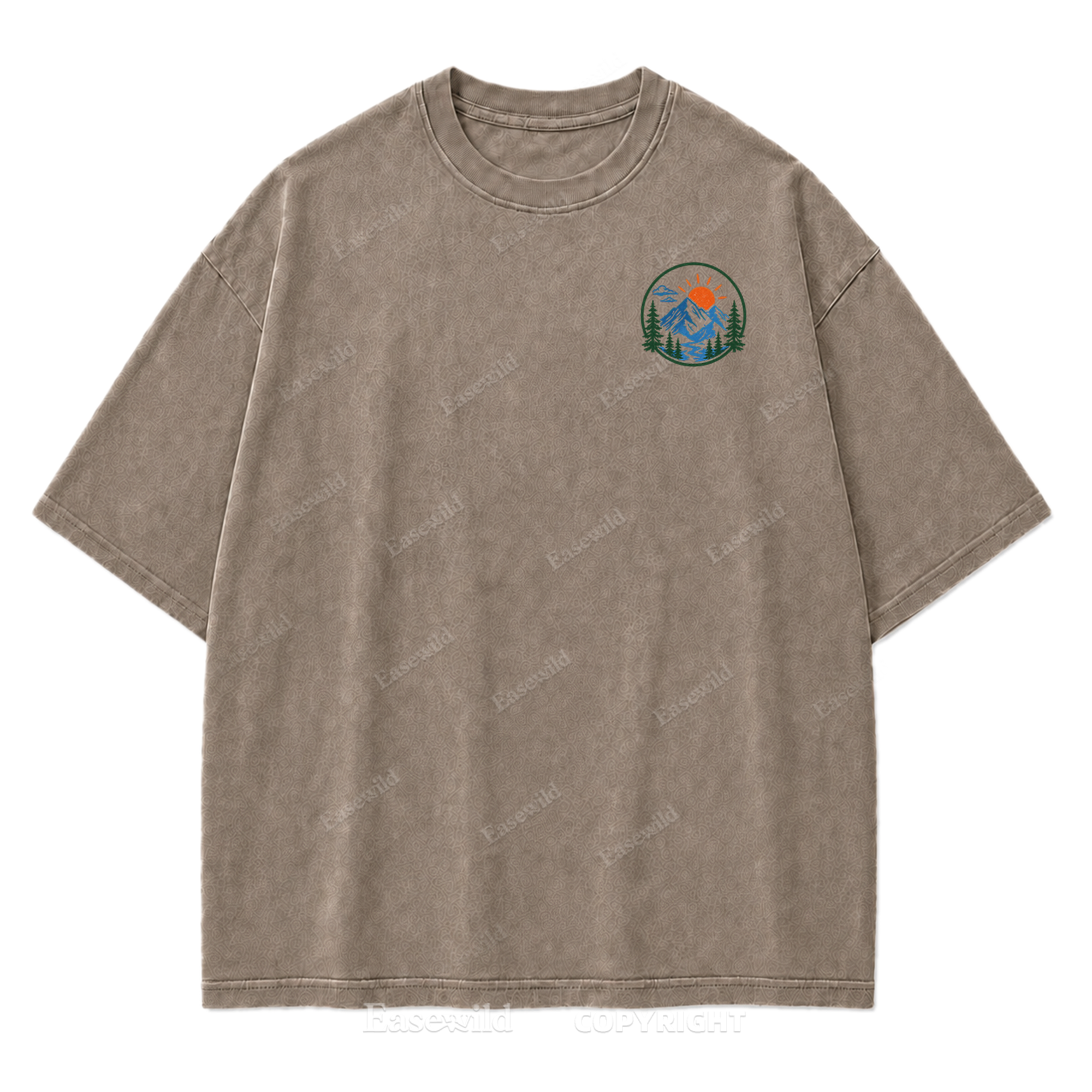 Mountain Escape Adventure T-Shirt mit Waschung