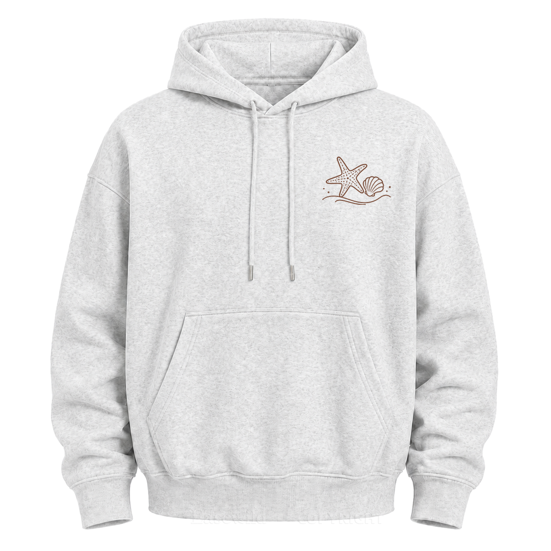 Ocean Breeze Wave Graphic Hoodie
