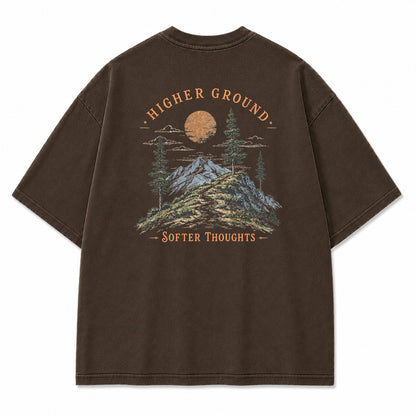 Higher Ground Softer Thoughts Graphic T-Shirt