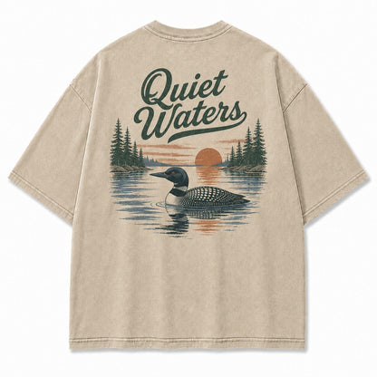 Quiet Waters Loon Graphic Tee