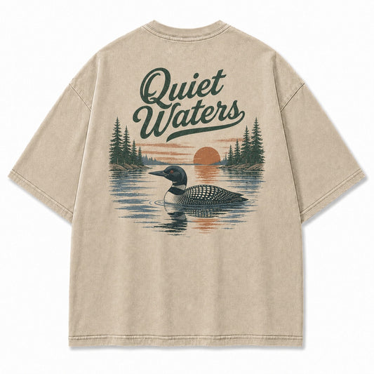 Quiet Waters Loon Graphic Tee