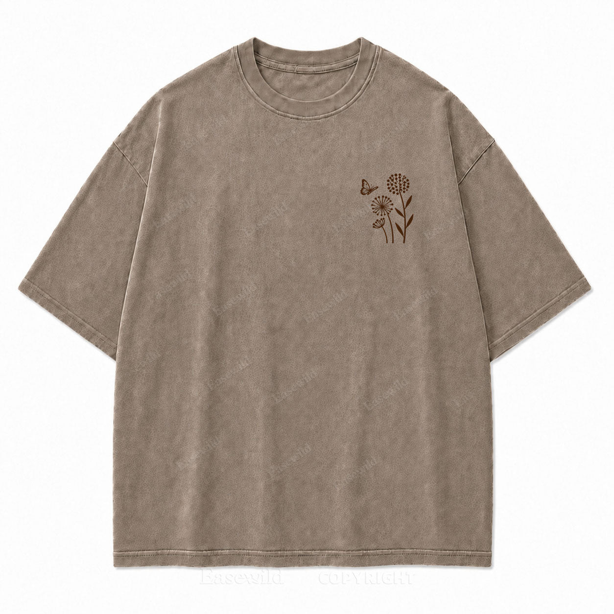Wildflower Washed Print Tee