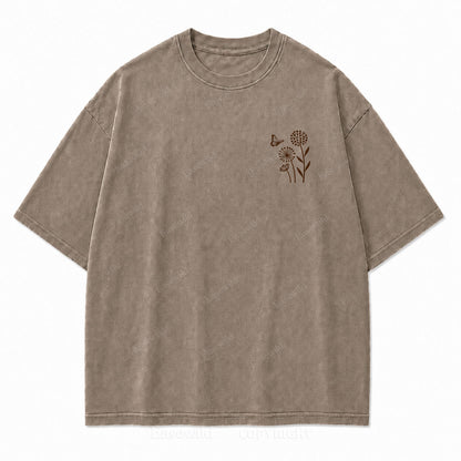 Wildflower Washed Print Tee