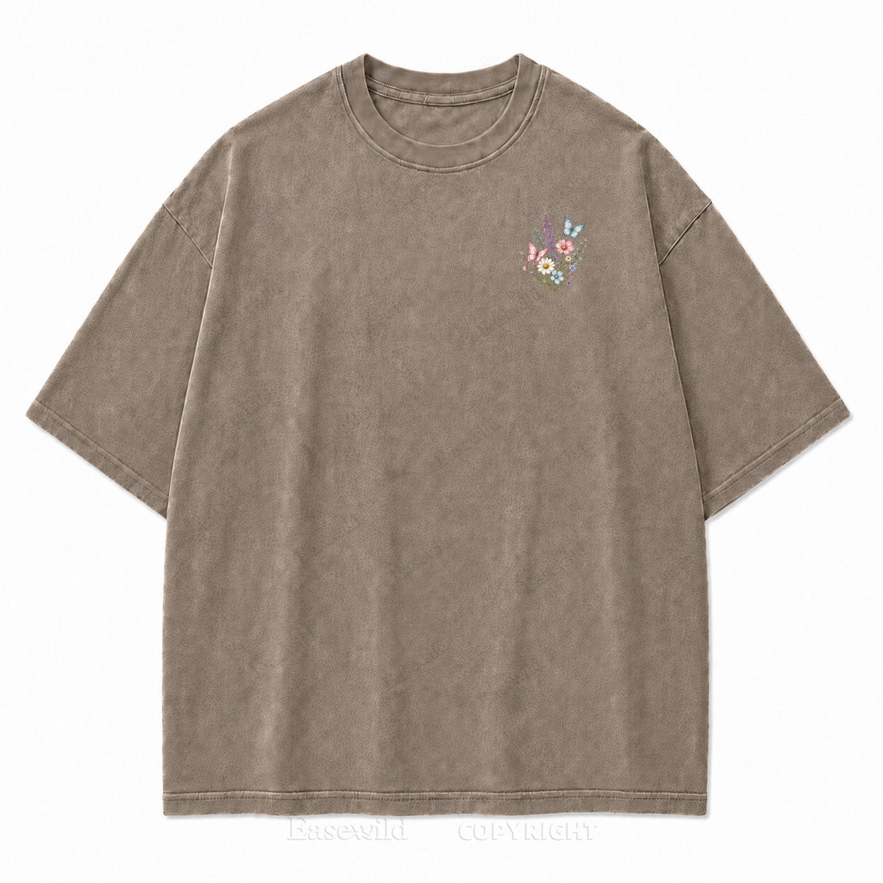 Live Wild Bloom Free Floral Art Print Tee