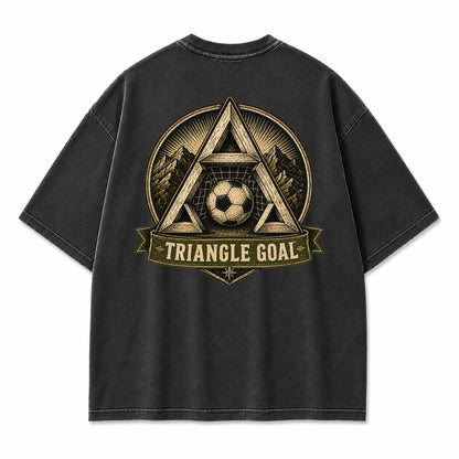 Triangle Goal Vintage Graphic T-Shirt