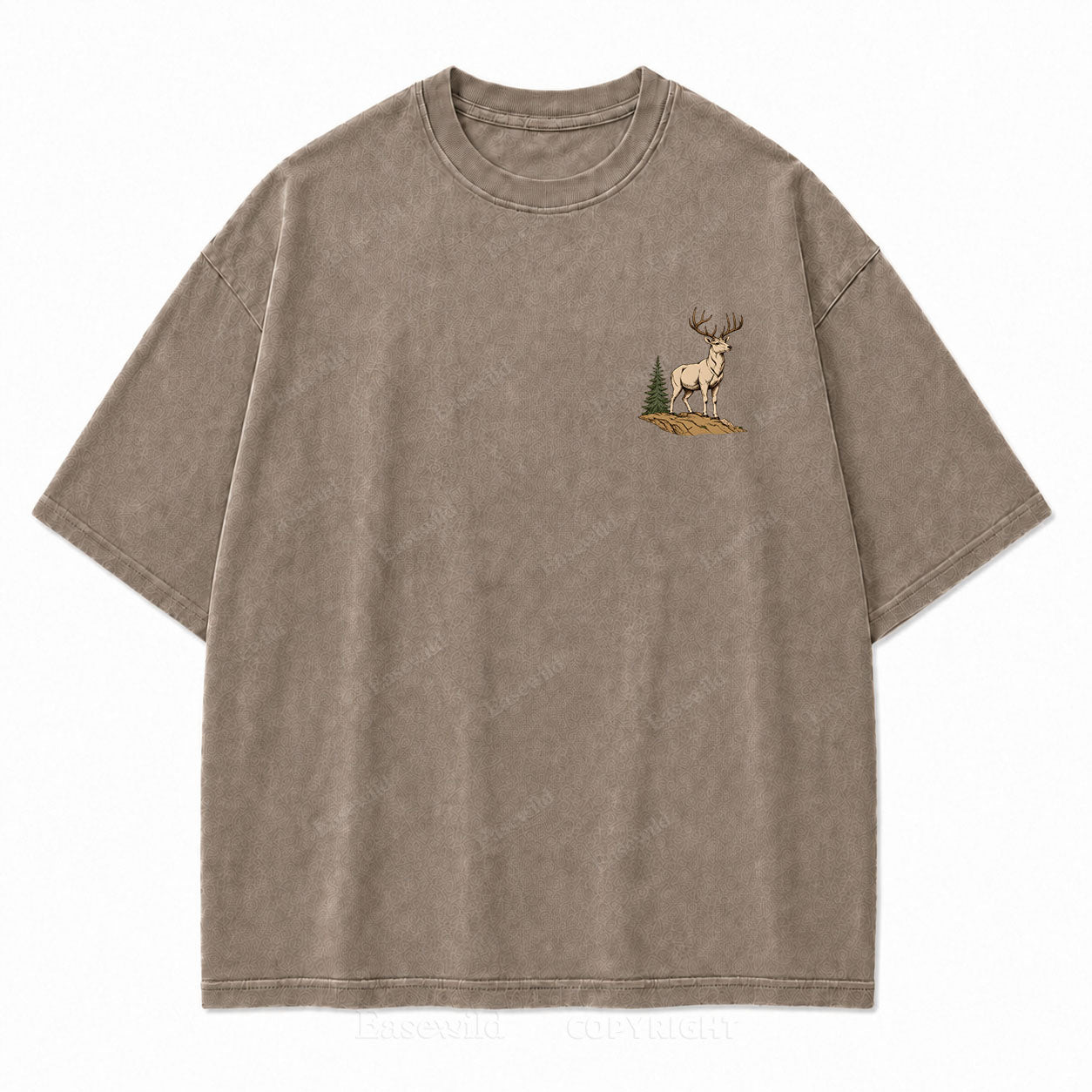 Go Find Your Peak Washed Print Tee