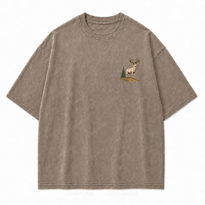 Go Find Your Peak Washed Print Tee