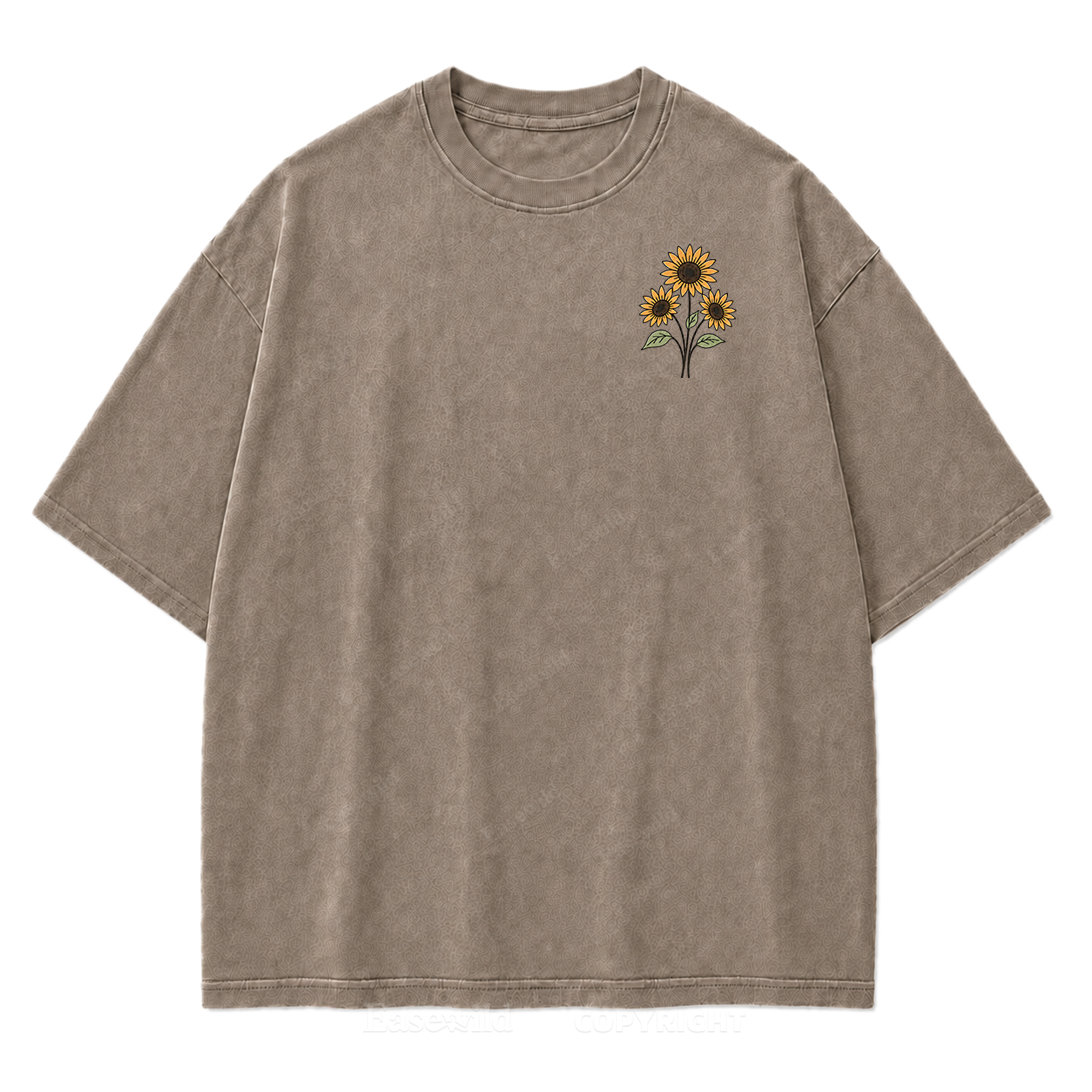 Bloom Where You Are Planted Washed Print Tee