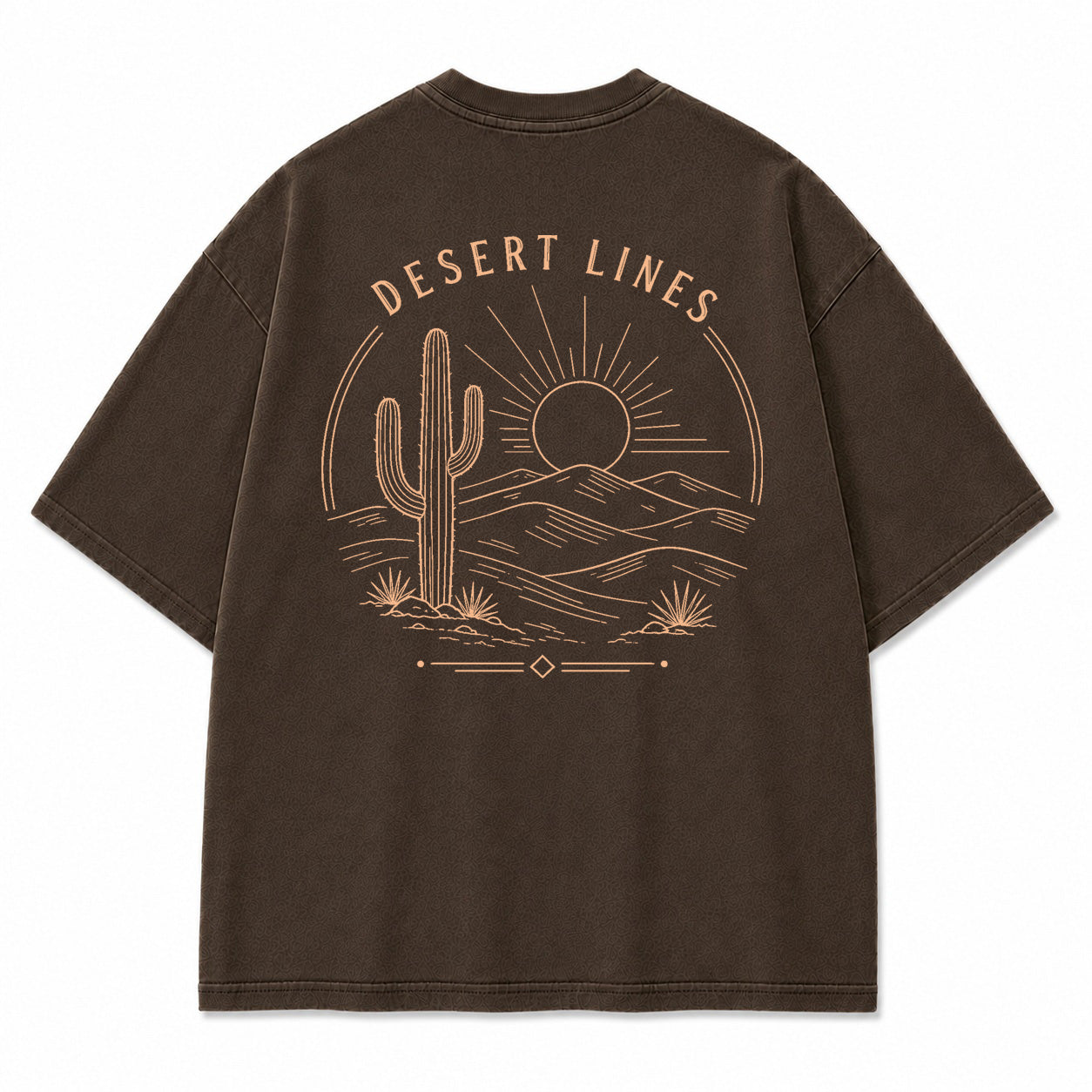 Desert Lines Minimal Graphic T-Shirt