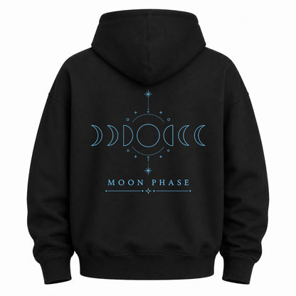 Lunar Cycle Celestial Graphic Hoodie