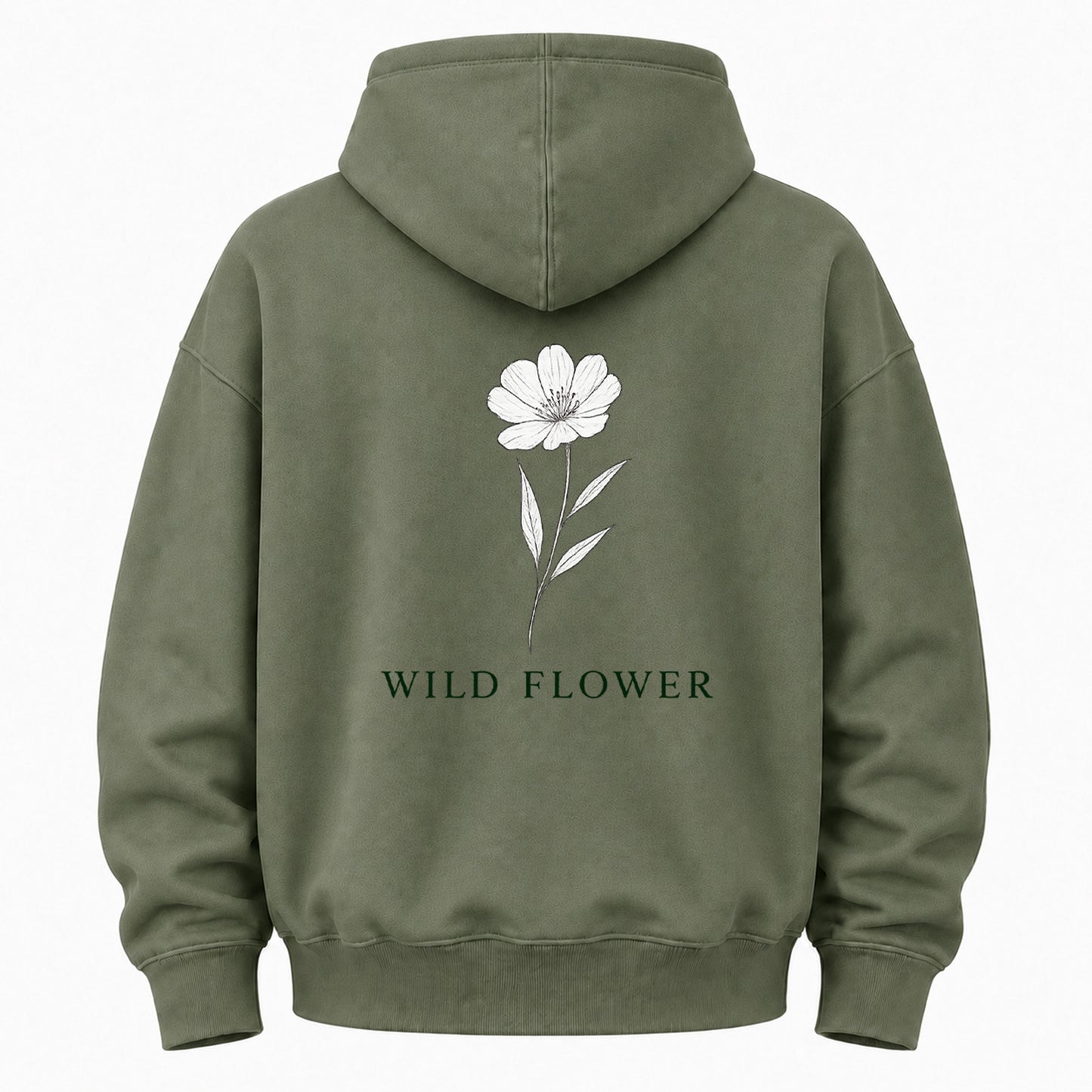 Single Stem Botanical Graphic Hoodie
