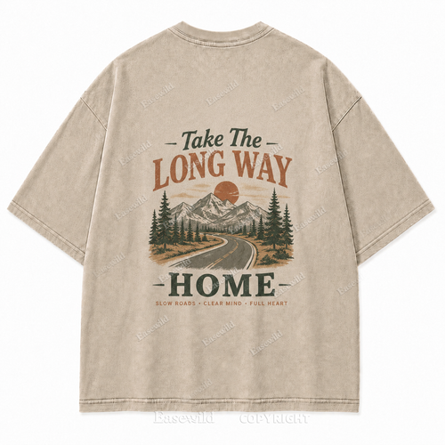 Slow Roads Full Heart Outdoor Graphic Tee