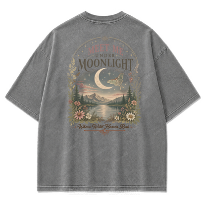 Lunar Lake Wildflower Washed Print Tee