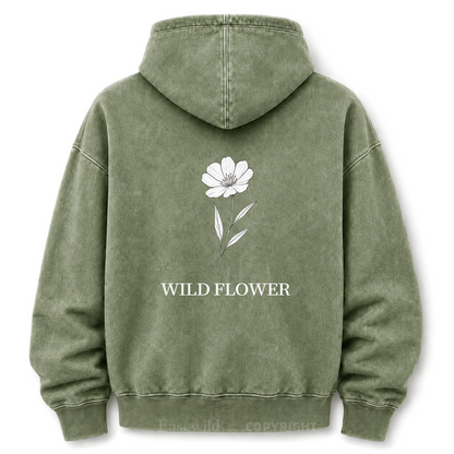 Wildflower Bouquet Washed Graphic Hoodie