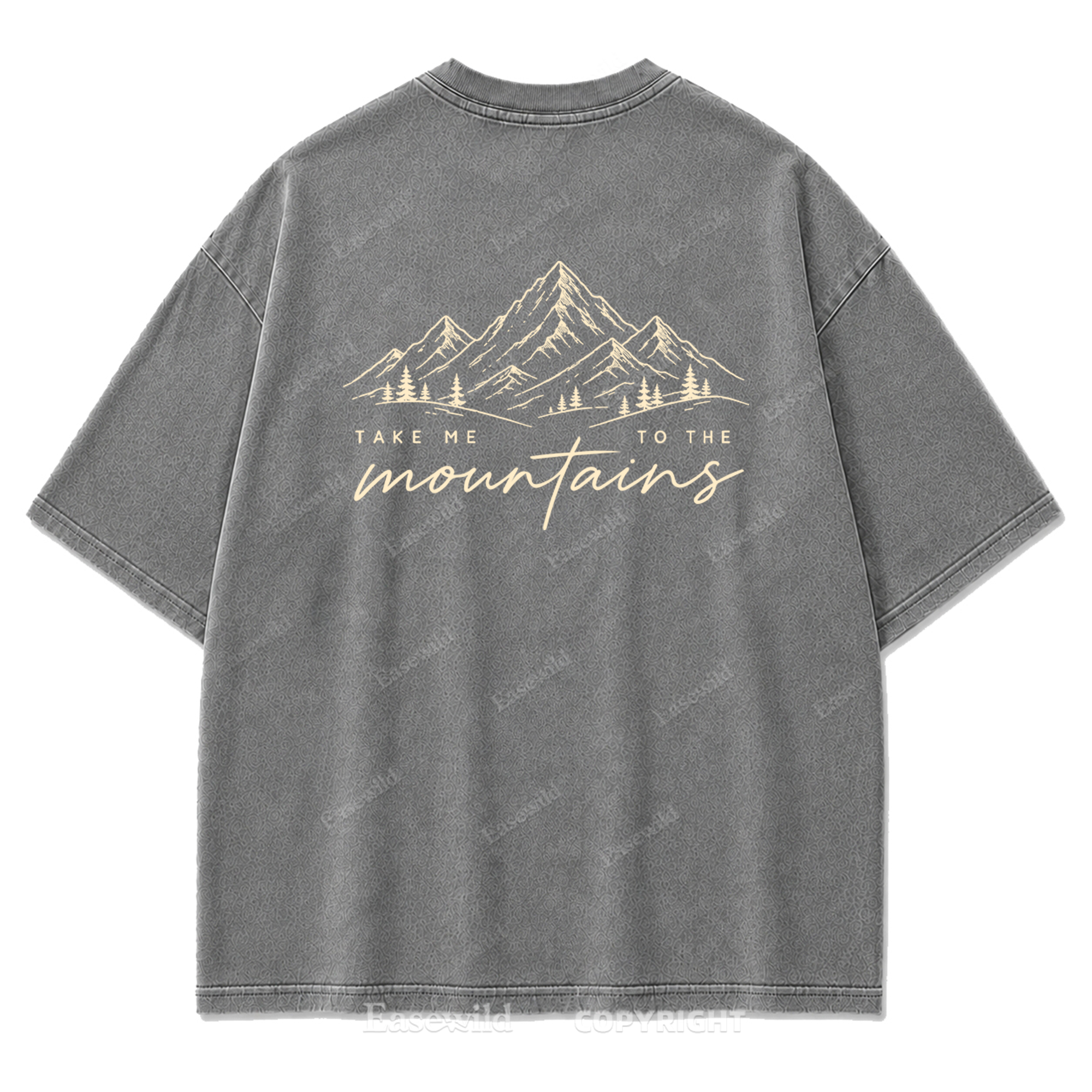 Mountain State of Mind Washed Print Tee