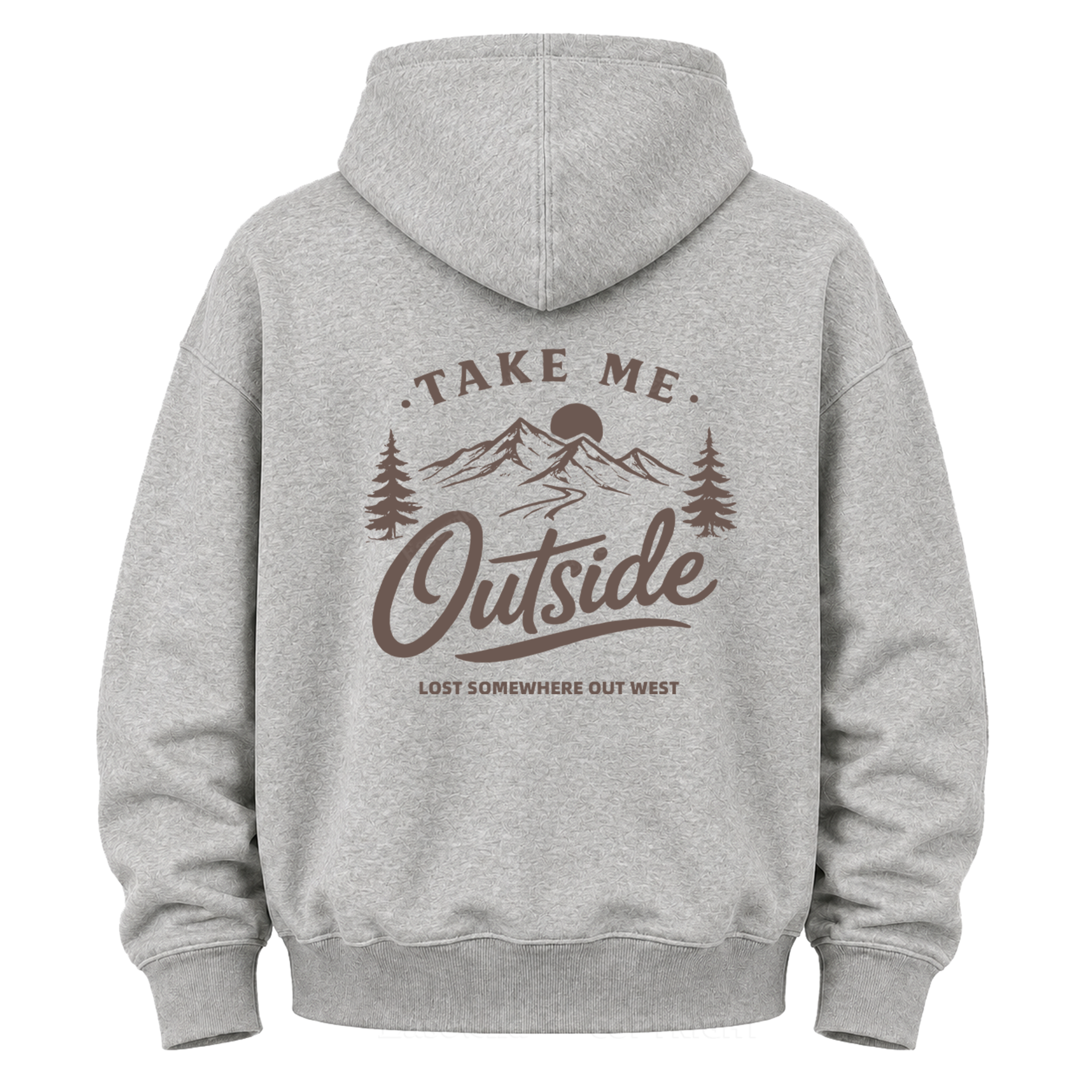Take Me Outside Out West Grafik-Kapuzenpullover