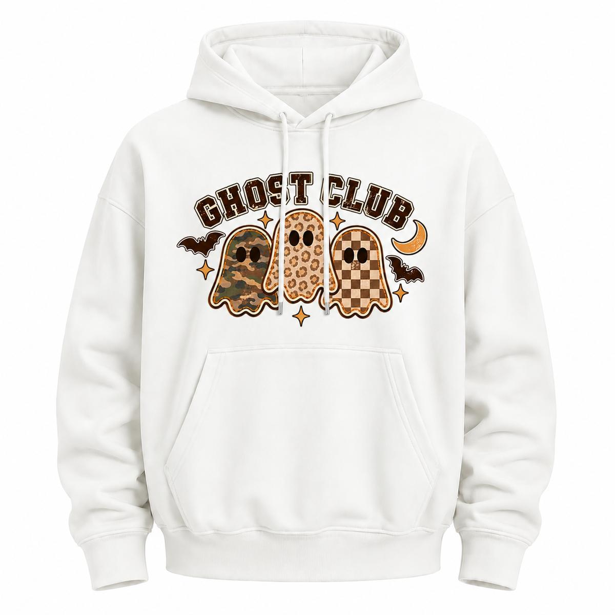 Ghost Club Halloween Graphic Hoodie