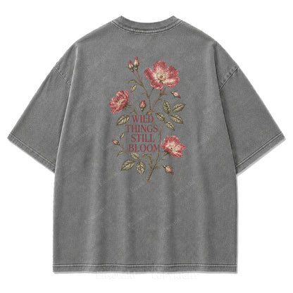 Wild Things Still Bloom Vintage Botanical Tee