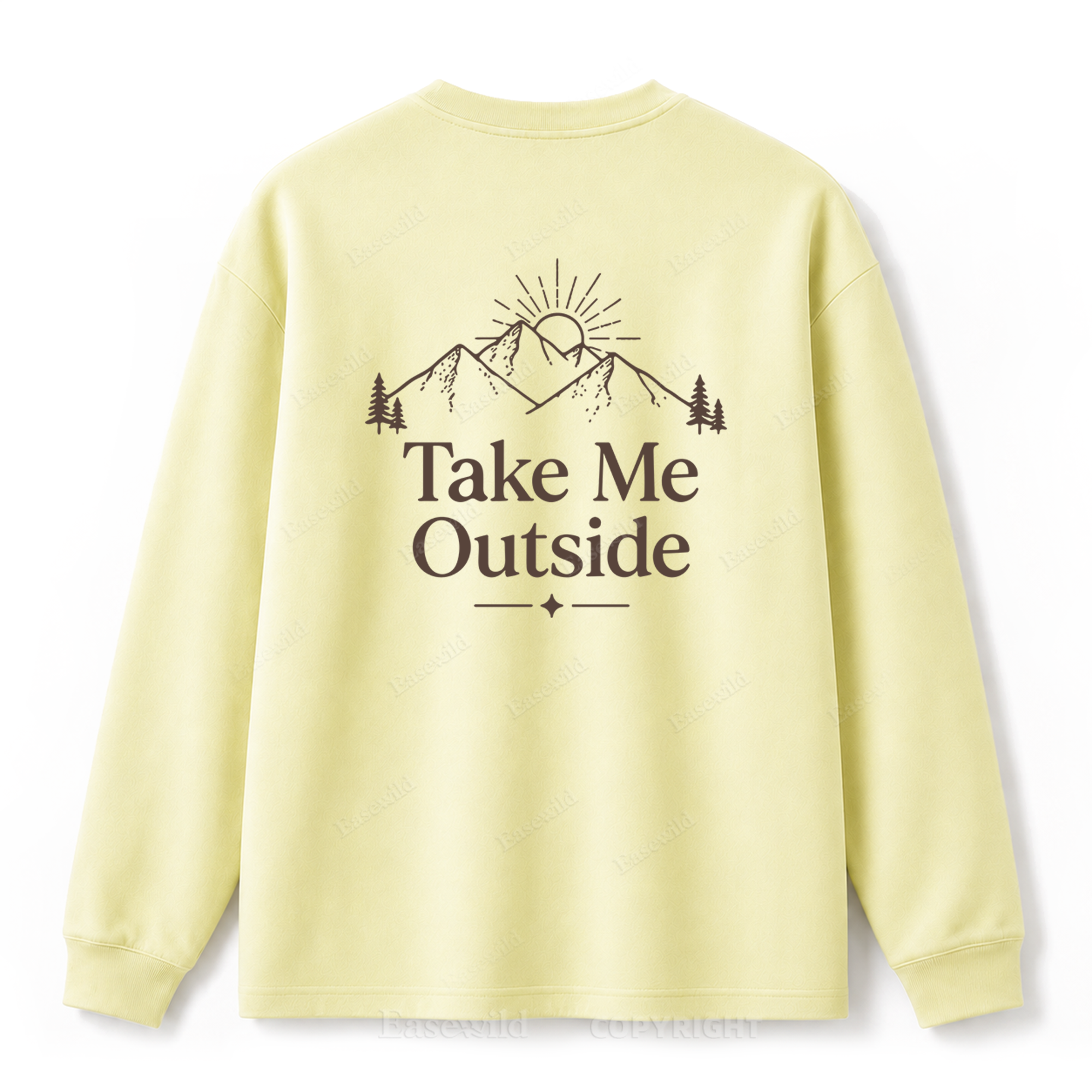 Take Me Outside Grafik-Langarm-T-Shirt