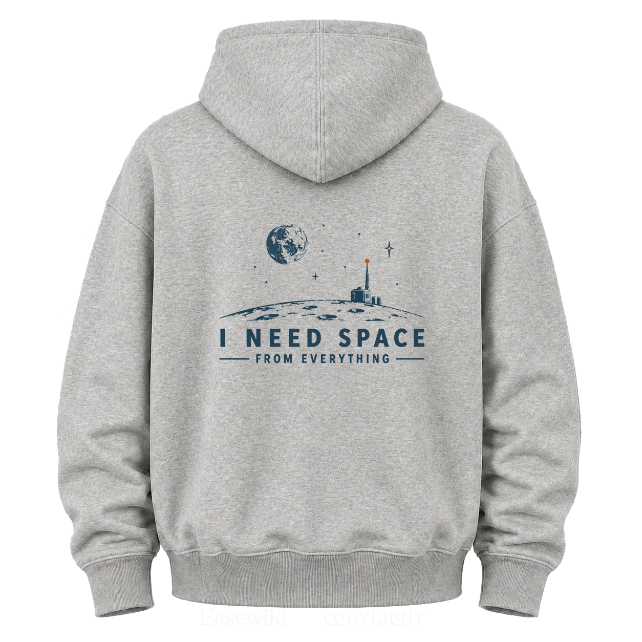 Moon Base Graphic Hoodie