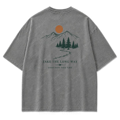Take the Long Way Print Tee