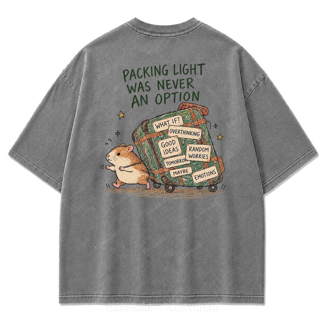 The Suitcase We All Carry Washed Graphic Tee