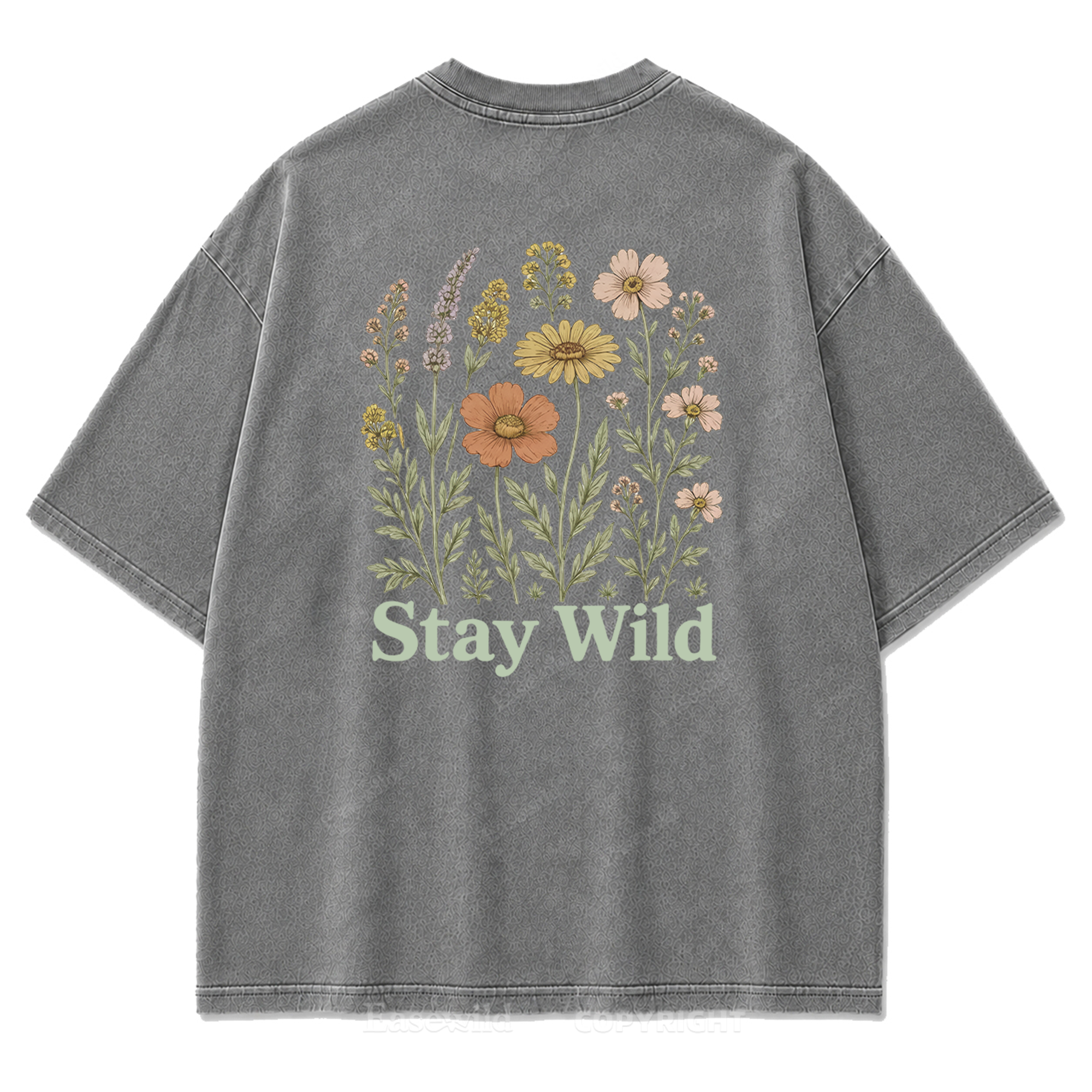 Meadow Spirit Floral Washed Print Tee