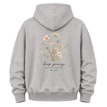 Keep Growing Wildflower Graphic Hoodie
