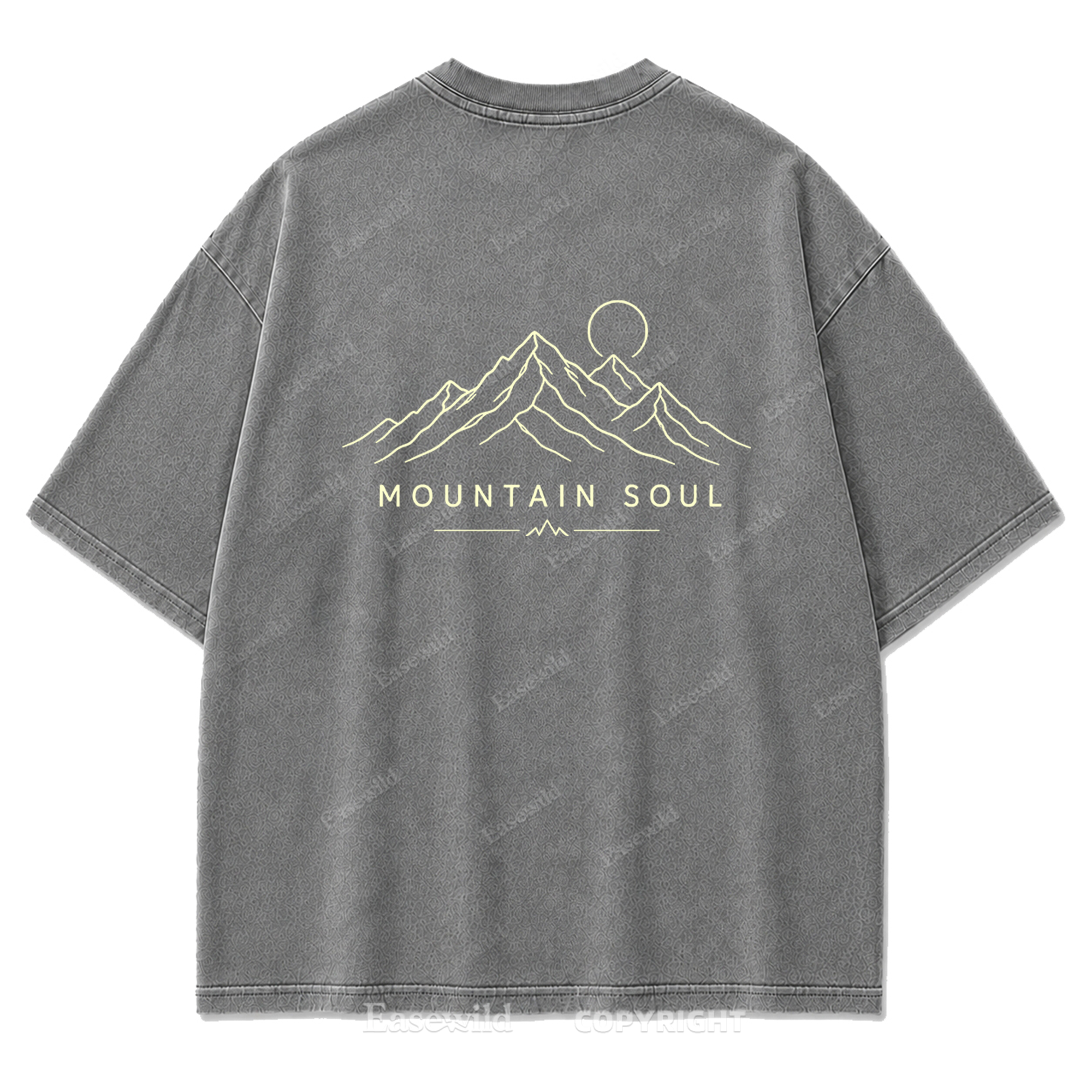 Mountain Soul Minimal Washed Print Tee