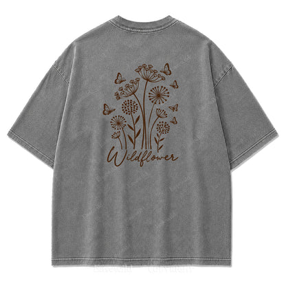 Wildflower Washed Print Tee