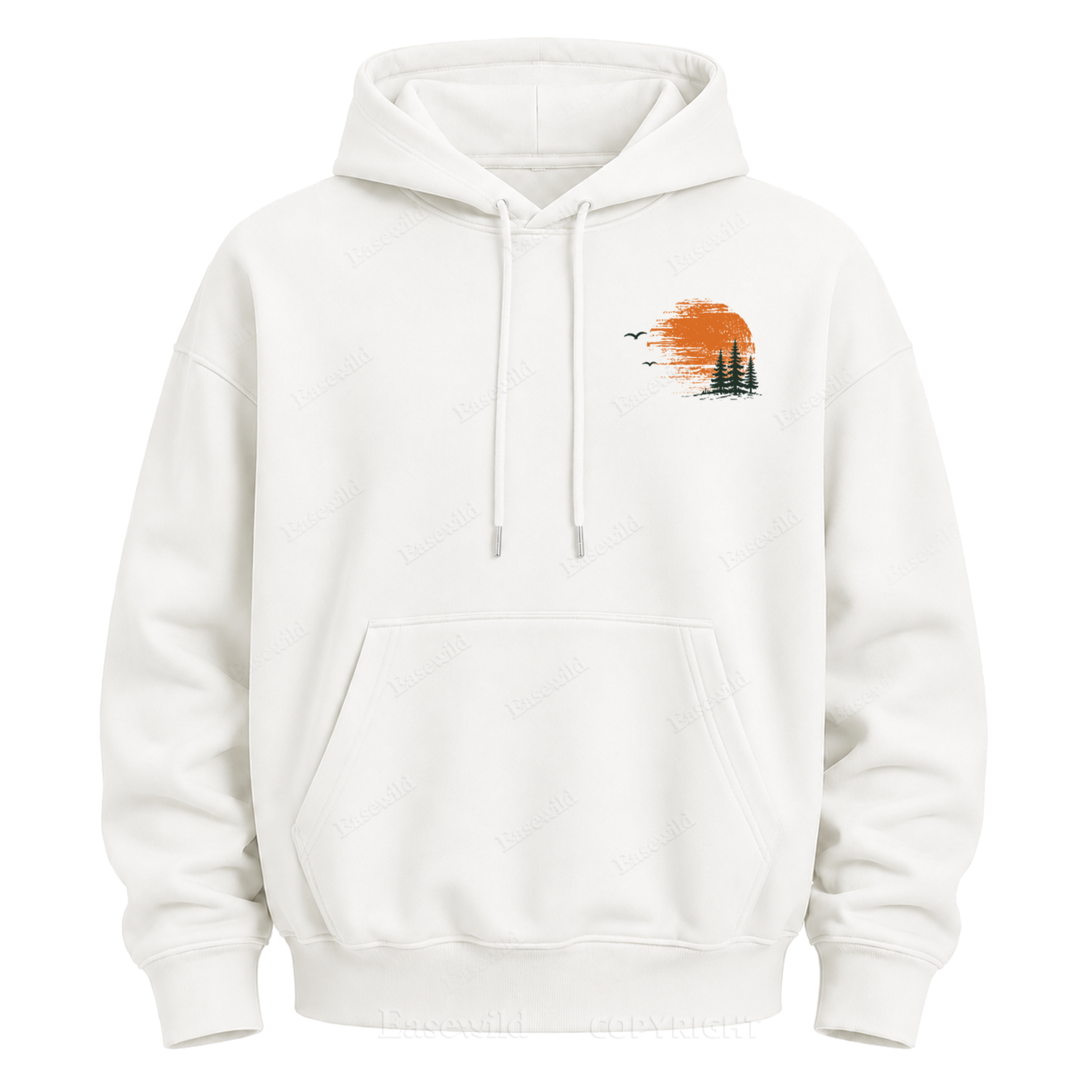 Somewhere Between Lost & Free Graphic Hoodie