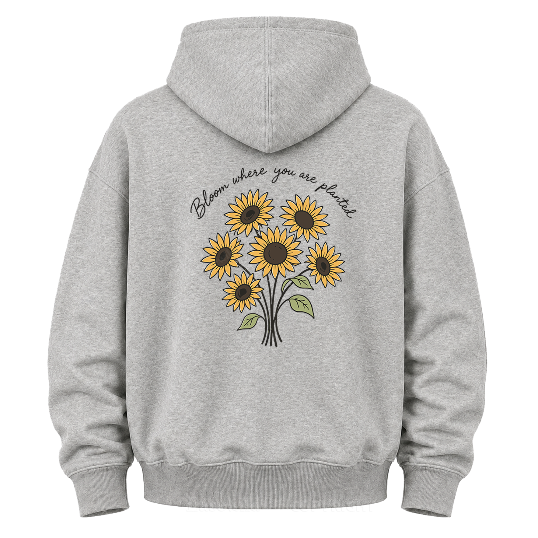 Bloom Where You Are Planted Graphic Hoodie