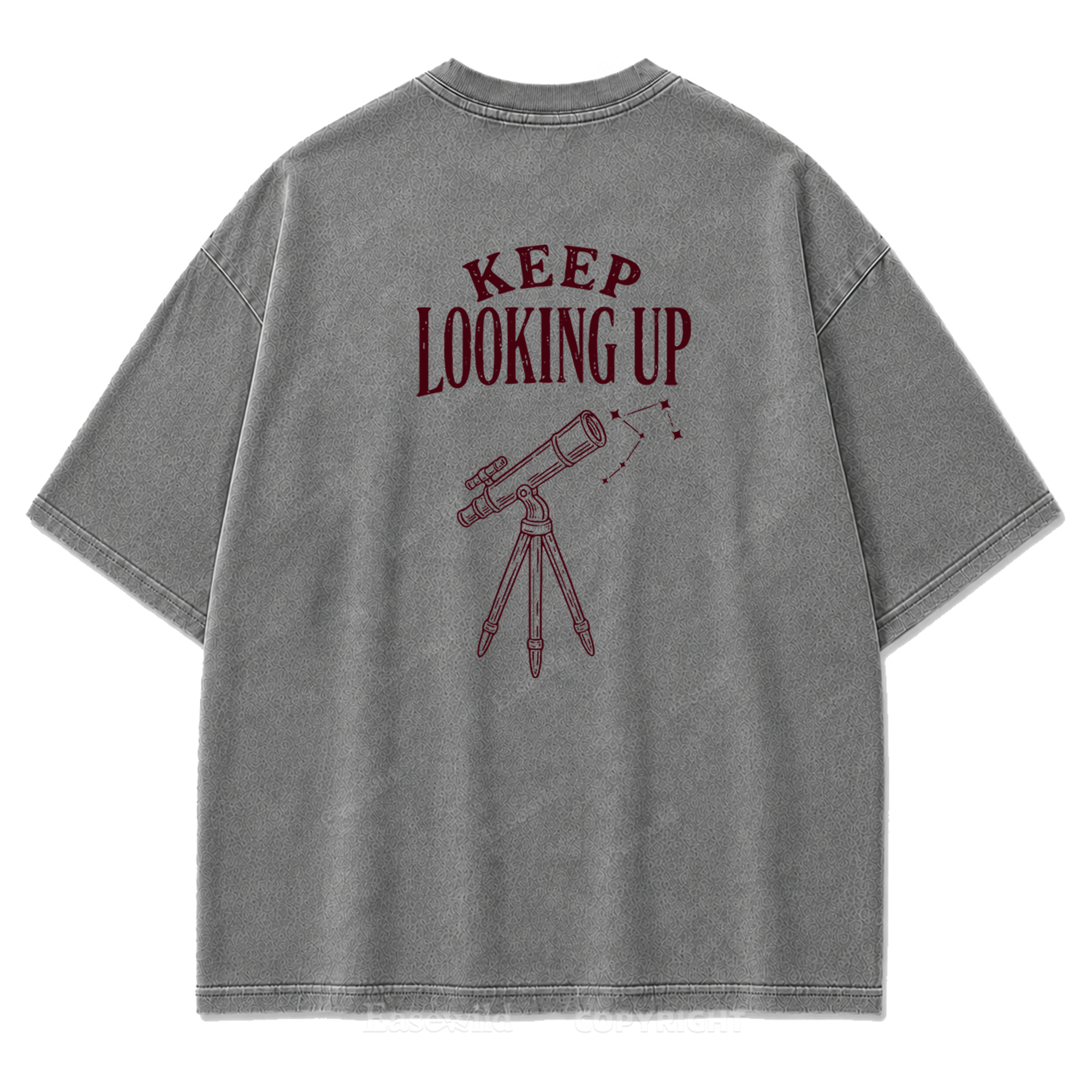 Keep Looking Up Graphic Print Tee