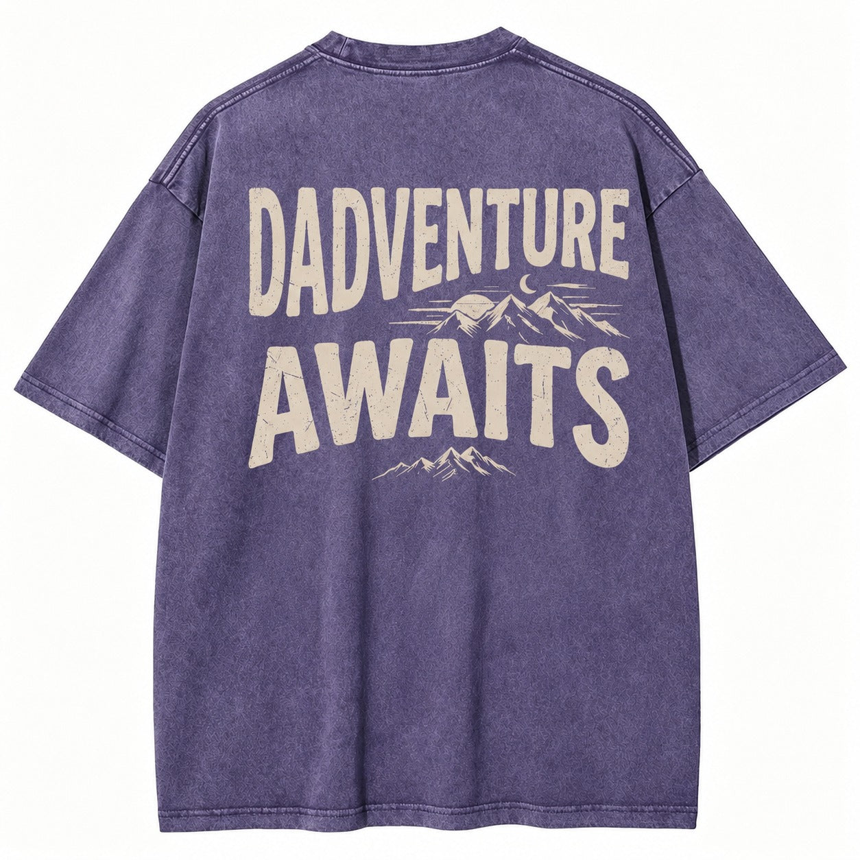 Adventure Begins With Dad Washed T-Shirt