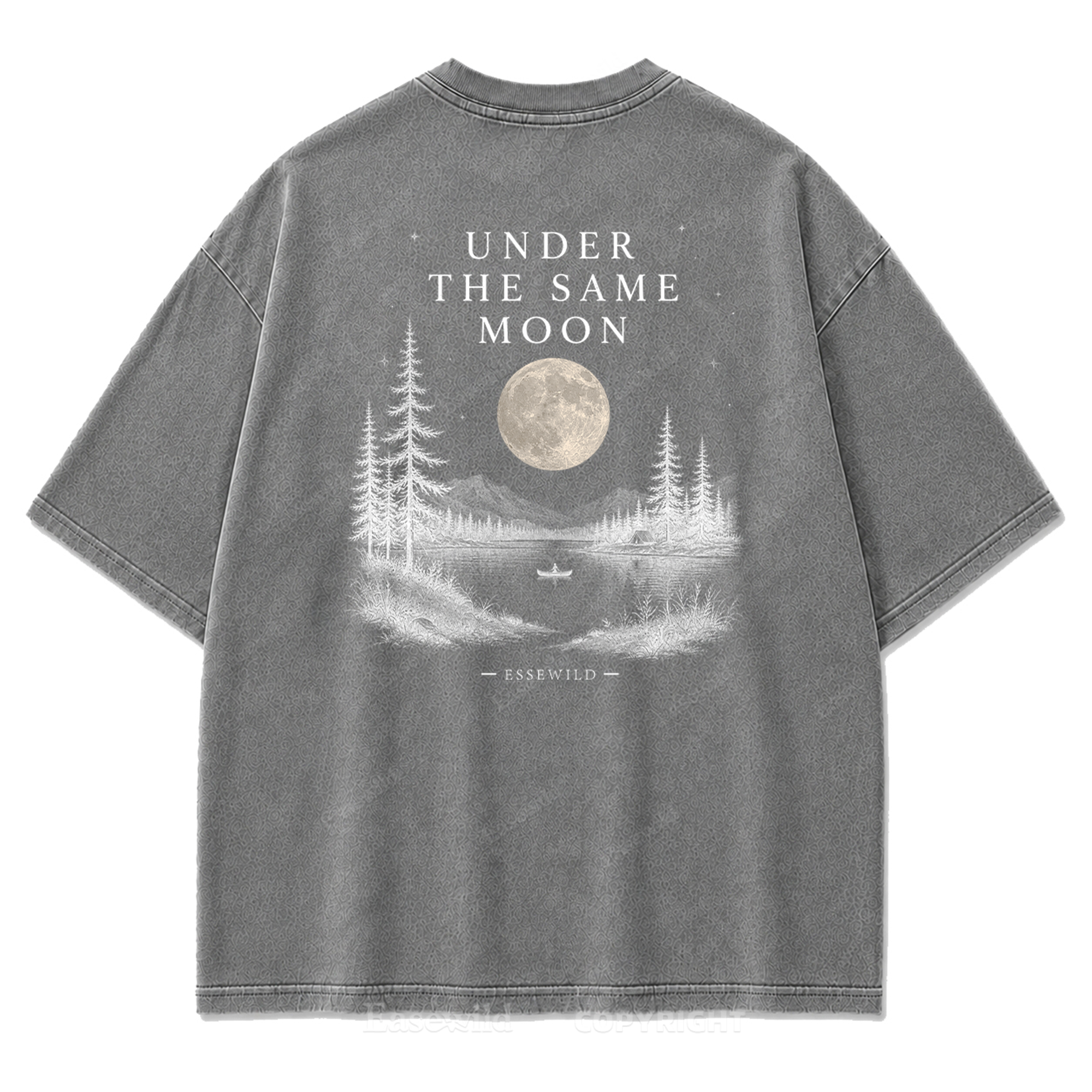 Moonlit Wilderness Washed Print Tee