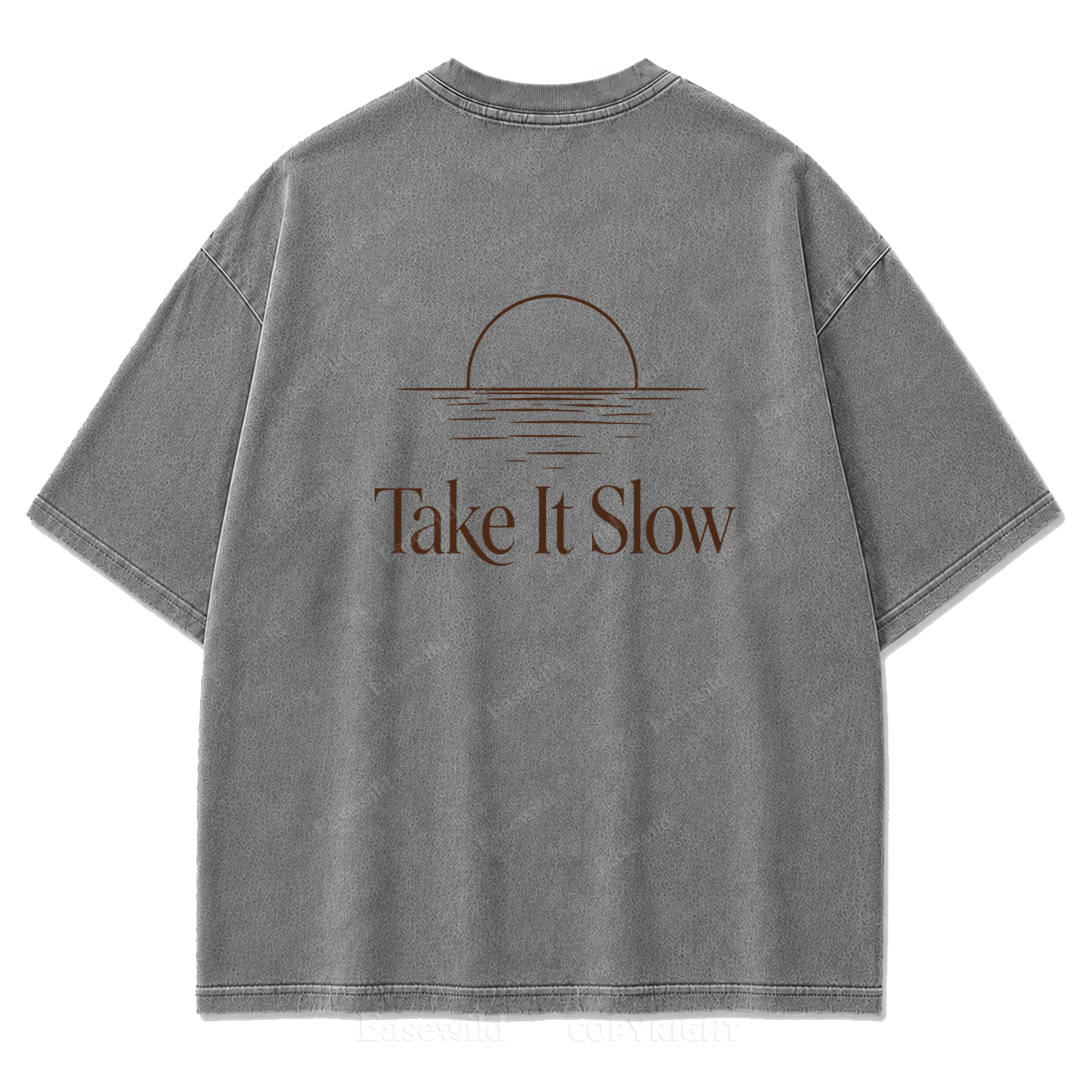 Still Water, Slow Days Washed Print Tee