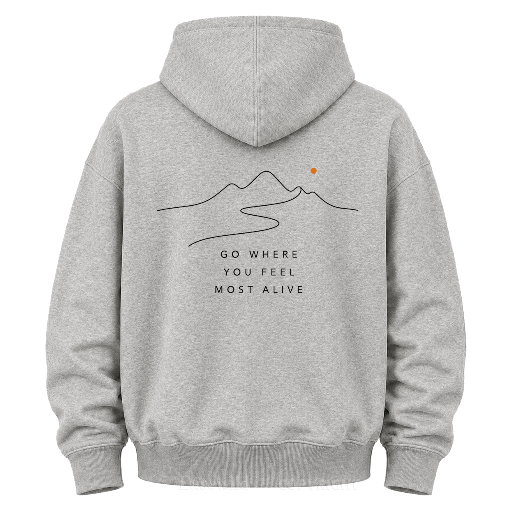 Go Where You Feel Fully Alive Graphic Hoodie