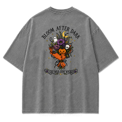 Bloom After Dark Halloween Washed Graphic Tee