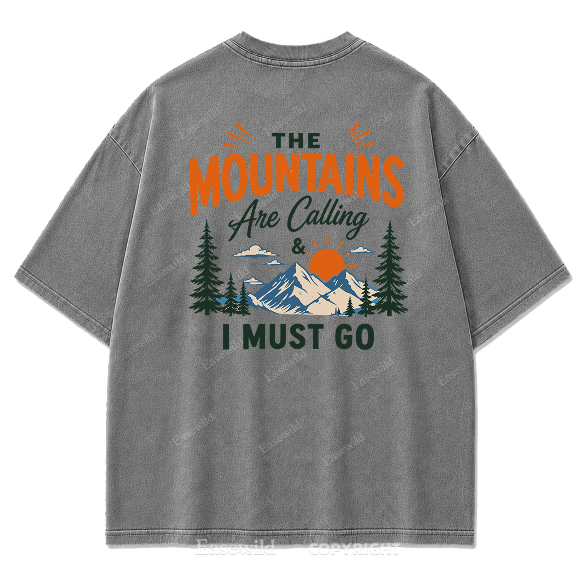 Mountain Escape Adventure T-Shirt mit Waschung