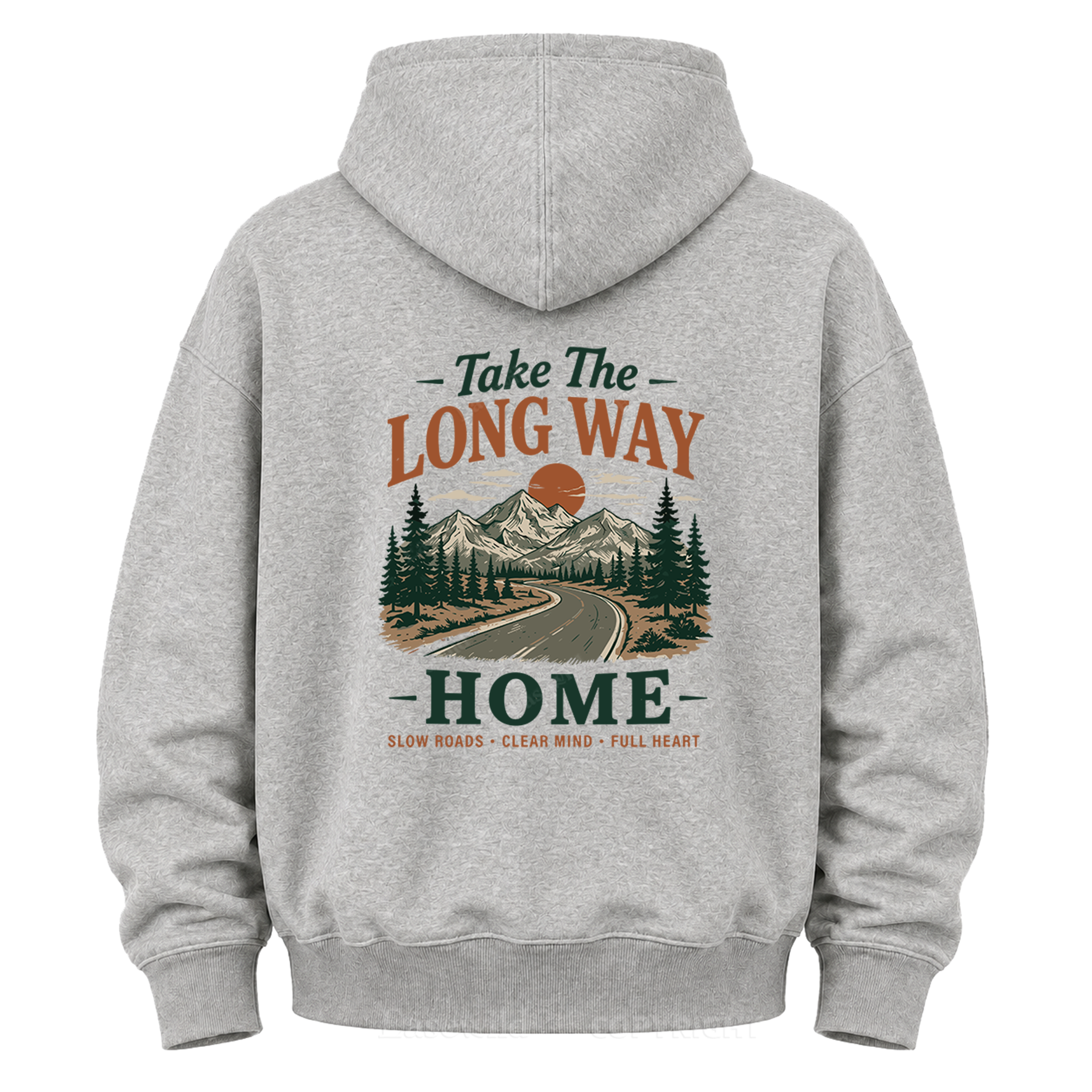Take the Long Way Home Graphic Hoodie