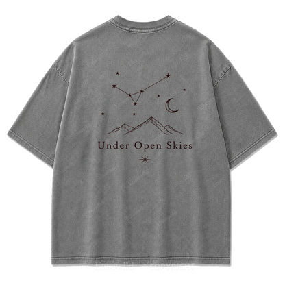 Under Open Skies Washed Print Tee