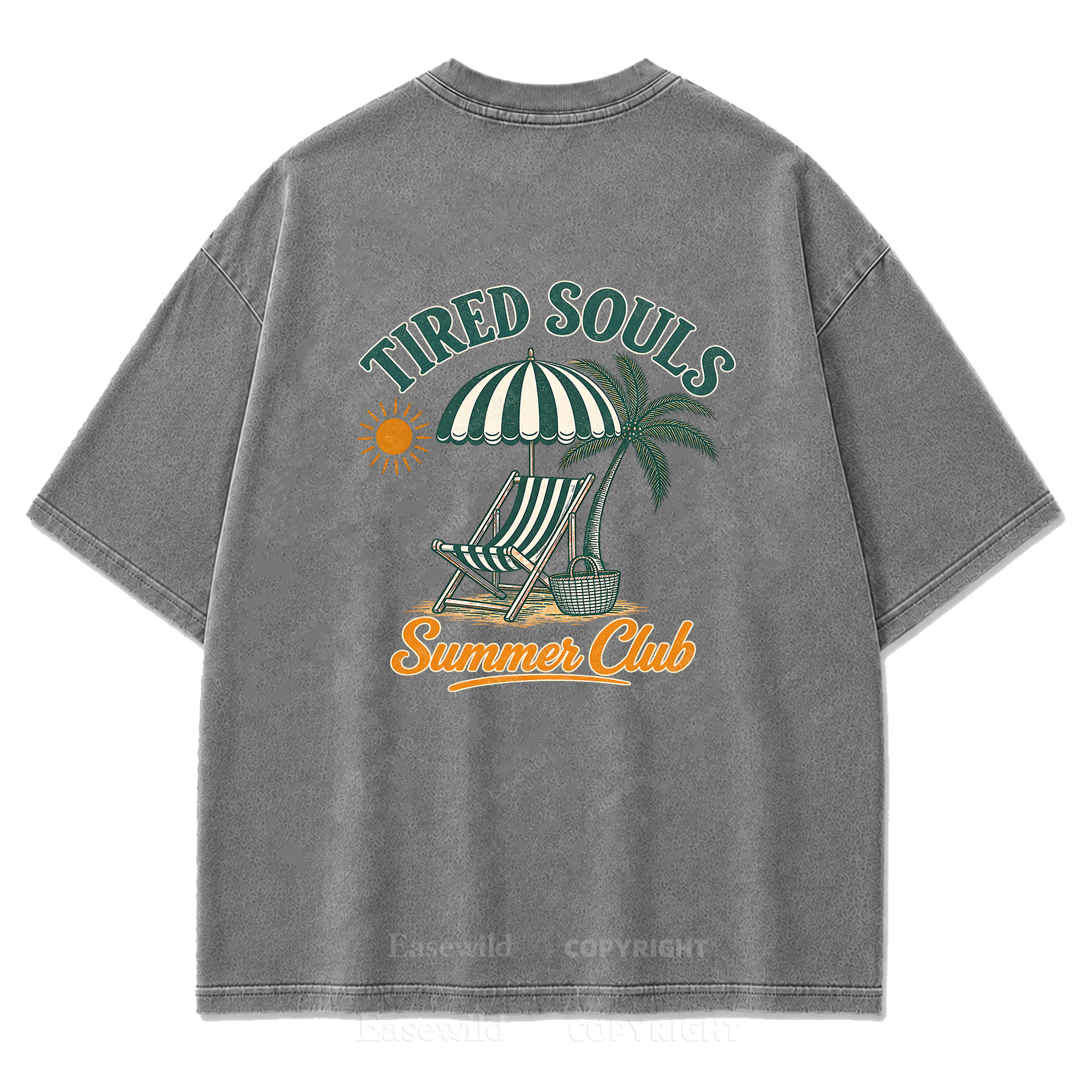 Tired Souls Summer Club Washed Print Tee