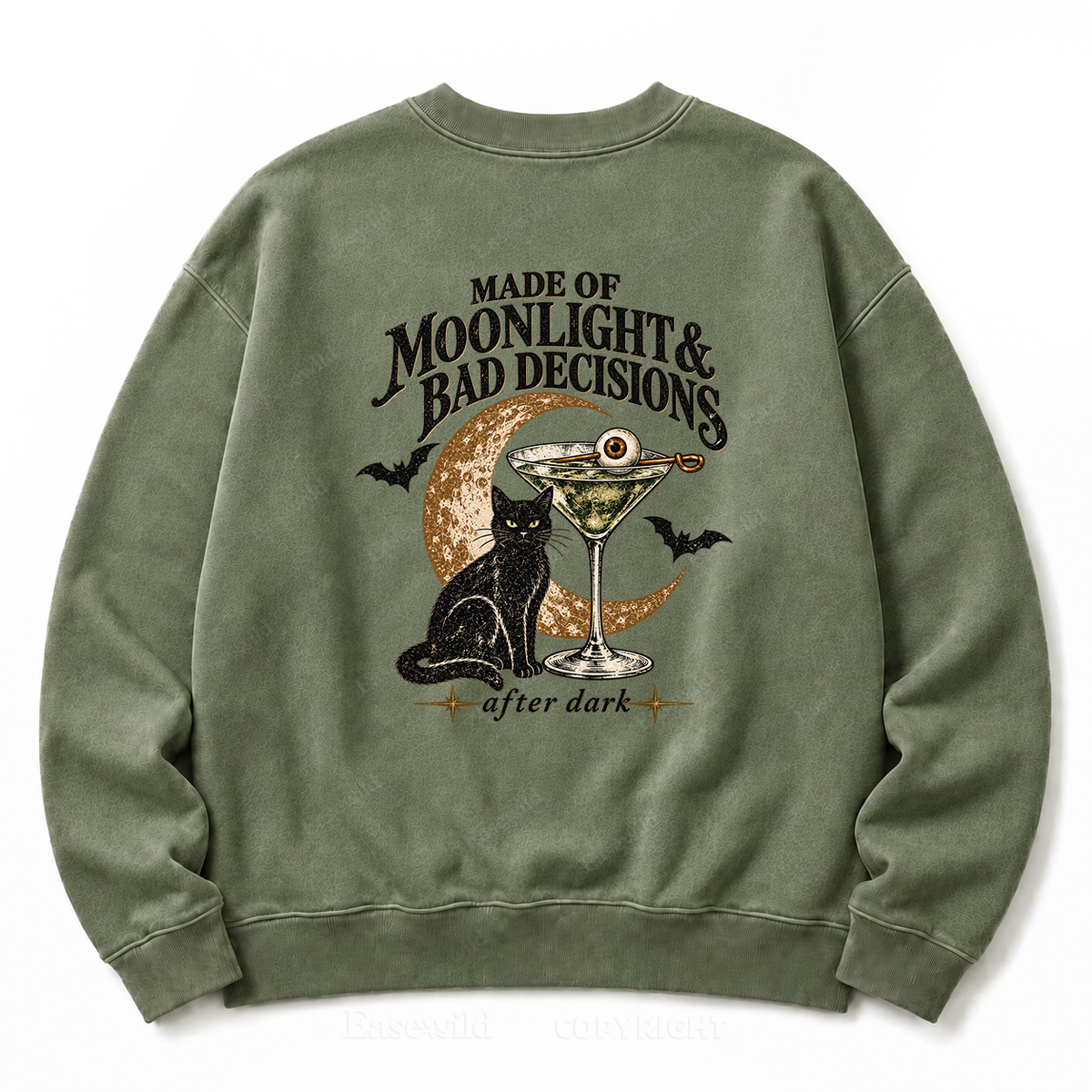 Made of Moonlight & Bad Decisions Washed Sweatshirt