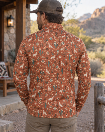 Desert Moon Southwest Quarter-Zip Pullover