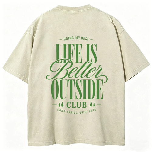 Life Is Better Outside Club Washed T-Shirt