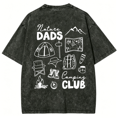 Nature Dads Camping Club Washed T-Shirt