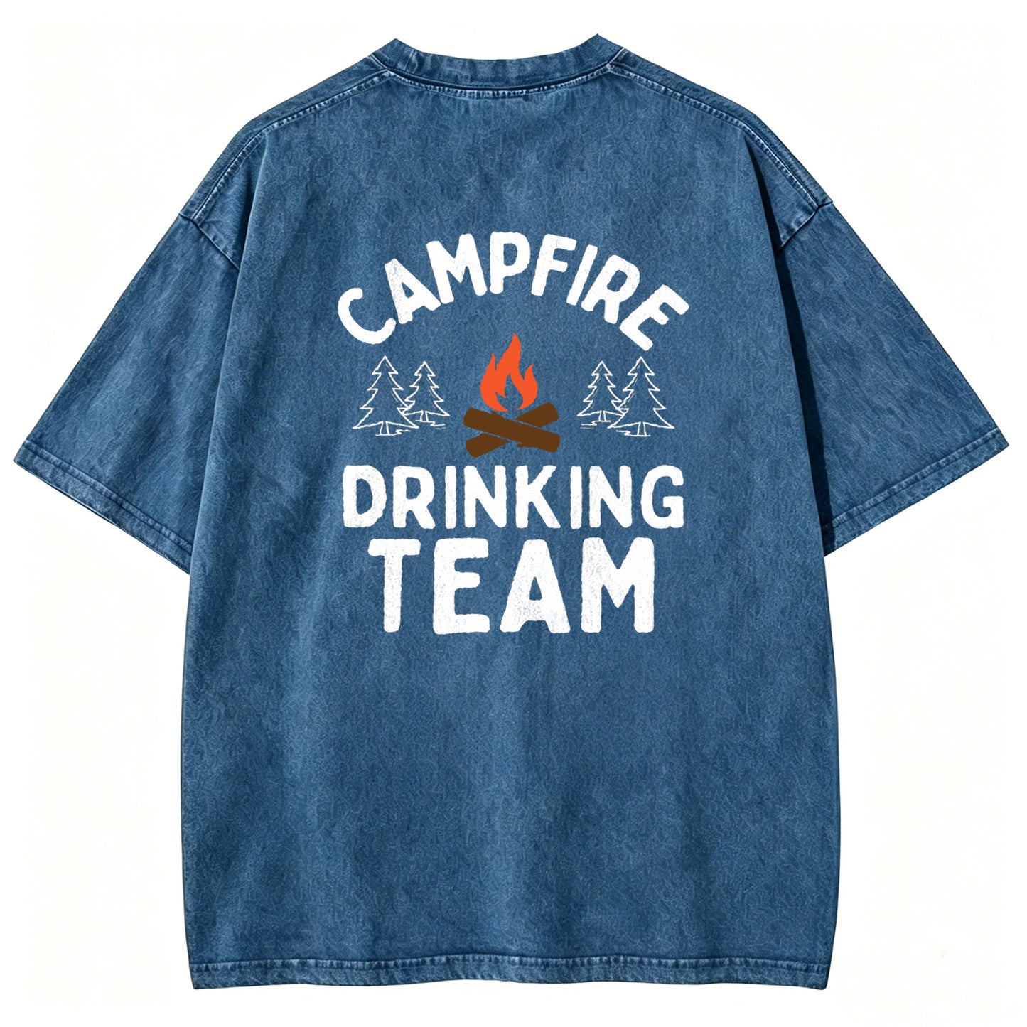 Campfire Drinking Team Washed T-Shirt