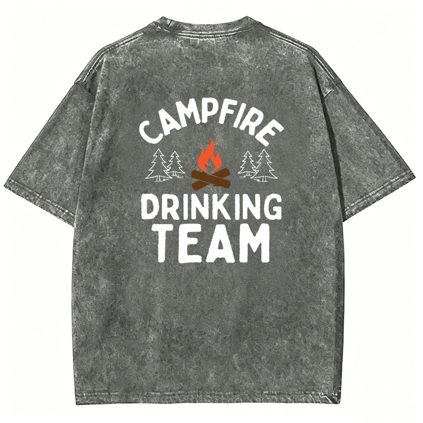 Campfire Drinking Team Washed T-Shirt